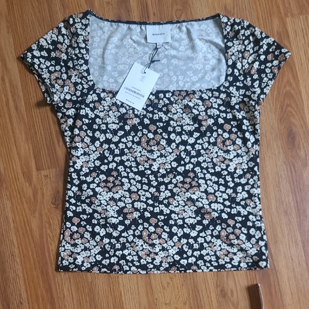 Reformation Bardot Top